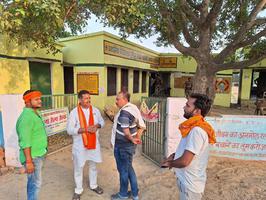 मतदान केंद्रों का निरीक्षण करके कार्यकर्ताओं से मुलाक़ात कर व समस्त मतदाताओं से किया आवाहन व अपील