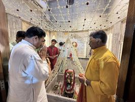 सकलडीहा विधानसभा के भिन्न-भिन्न गाँव में आयोजित भंडारे में सूर्यमुनि तिवारी जी हुए शामिल