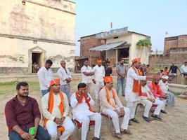 "मोदी ही एक मात्र विकल्प", के नारे के साथ ग्राम पंचायत बर्थरा खुर्द में बीजेपी के लिए वोट अपील