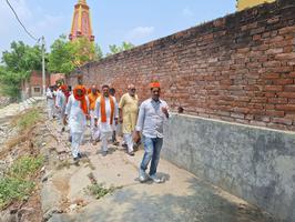 “लहर नहीं ललकार है, फिर एक बार भाजपा सरकार है” इस नारें के साथ गाँव-गाँव में अधिक से अधिक मतदान के लिए की अपील