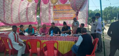 गुलाबचंद्र कुशवाहा- समाजसेवी के नेतृत्व में भरखरी गाँव में आयोजित किया गया कार्यक्रम