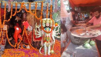 दिलीप श्रीवास्तव-  लखनऊ इंदिरा नगर स्थित ॐ शिवशक्ति पीठ शनिदेव मंदिर में किया गया भव्य भंडारे का आयोजन