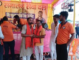 कांवरिया सेवा शिविर में सचिन राम जी उपस्थित होकर श्रद्धालुओं की किए सेवा