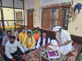 सूर्यमुनि तिवारी- रामकिंकर दास जी के पुण्यतिथि के अवसर पर आयोजित श्रीराम कथा में हुए शामिल