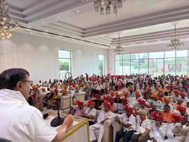 बदायूं दि पर्ल लॉन में आयोजित "श्री श्रवण कुमार सम्मान समारोह" में प्रदेश मंत्री डी.पी भारती जी हुए शामिल