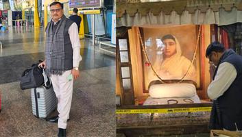 डी.पी. भारती - इंदौर आगमन पर लोकमाता अहिल्याबाई होल्कर जी को  किया नमन