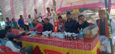 गुलाबचंद्र कुशवाहा- समाजसेवी के नेतृत्व में भरखरी गाँव में आयोजित किया गया कार्यक्रम