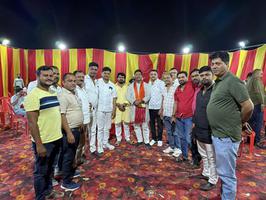 सकलडीहा विधानसभा के भिन्न-भिन्न गाँव में आयोजित भंडारे में सूर्यमुनि तिवारी जी हुए शामिल