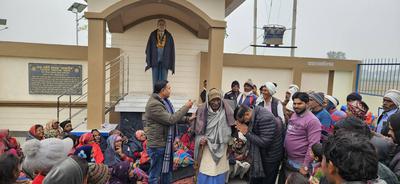 डी.पी. भारती जी ने नववर्ष 2026 पर स्मारक स्थल में  सेवा, संस्कार और कल्याण का दिया संदेश