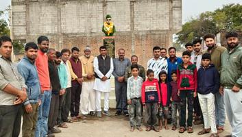 श्यामलाल जोकचंद्र- काचरिया चंद्रावत में नेताजी सुभाष चंद्र बोस की मनाई गई जयंती