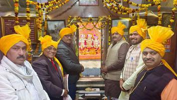 डी.पी भारती-  ऐतिहासिक धार्मिक आयोजन राम सीता जी के विवाह उत्सव कार्यक्रम में हुए शामिल
