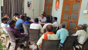 डीपी भारती - बाबा साहेब डॉ. भीमराव आंबेडकर जयंती की तैयारियों को लेकर की बैठक, विभिन्न समितियों ने किया आमंत्रित