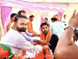 भाजपा सकरा पूर्वी मंडल के प्रथम कार्यसमिति की बैठक में सचिन राम जी हुए शामिल