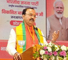 विकसित भारत–जी राम जी जनजागरण अभियान को लेकर लखनऊ प्रदेश कार्यशाला में डी.पी. भारती जी की सहभागिता