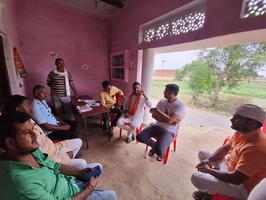 मतदान केंद्रों का निरीक्षण करके कार्यकर्ताओं से मुलाक़ात कर व समस्त मतदाताओं से किया आवाहन व अपील