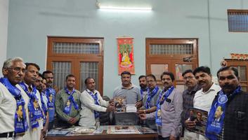 डी.पी भारती- बदायूं में डॉ. अंबेडकर जयंती समारोह का मिला निमंत्रण पत्र