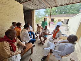 मतदान केंद्रों का निरीक्षण करके कार्यकर्ताओं से मुलाक़ात कर व समस्त मतदाताओं से किया आवाहन व अपील