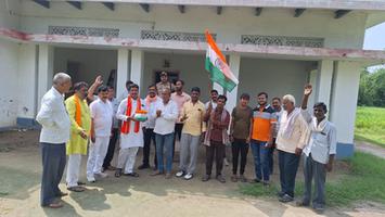 सूर्यमुनी तिवारी- 'मेरी माटी, मेरा देश' अभियान के अंतर्गत निकाली गयी कलश यात्रा में हुए शामिल