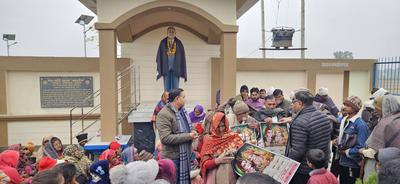 डी.पी. भारती जी ने नववर्ष 2026 पर स्मारक स्थल में  सेवा, संस्कार और कल्याण का दिया संदेश