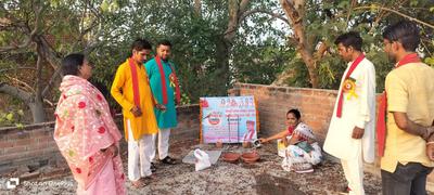 अक्षय तृतीया के पावन अवसर पर कई स्थानों में गुलाबचंद्र कुशवाहा जि द्वारा खोले गए प्याऊ