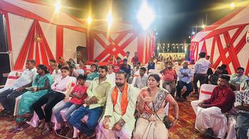 सचिन राम जी की उपस्थिति से शादी समारोह में बना उत्साह का माहौल