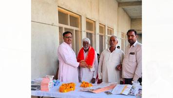 डीपी भारती- भाजपा के 47वें स्थापना दिवस पर ‘गाँव चलो अभियान’ में शामिल, ग्राम बैरमई बुजुर्ग में ग्राम चौपाल आयोजित