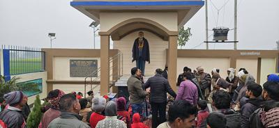 डी.पी. भारती जी ने नववर्ष 2026 पर स्मारक स्थल में  सेवा, संस्कार और कल्याण का दिया संदेश