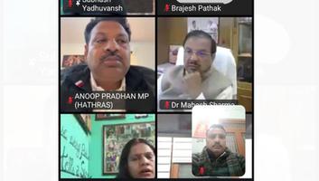 डी.पी. भारती-  वरिष्ठ नेतृत्व के मार्गदर्शन से सशक्त हुई वर्चुअल बैठक