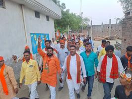 “लहर नहीं ललकार है, फिर एक बार भाजपा सरकार है” इस नारें के साथ गाँव-गाँव में अधिक से अधिक मतदान के लिए की अपील