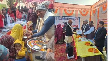 सूर्यमुनि तिवारी- सकलडीहा के ग्राम पंचायत रेवसा व बसनी में विकसित भारत संकल्प यात्रा कार्यक्रम का हुआ  आयोजन