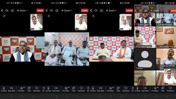 डी.पी भारती- भाजपा द्वारा NEXT GEN. GST REFORM अभियान के विषय में वर्चुअल बैठक का हुआ आयोजन