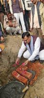 ग्राम रोहान (अंबियापुर, बदायूँ) में बारात घर बाउंड्री वॉल निर्माण कार्य का शिलान्यास, प्रदेश मंत्री डी.पी. भारती रहे मुख्य अतिथि