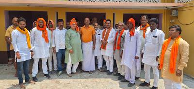 “लहर नहीं ललकार है, फिर एक बार भाजपा सरकार है” इस नारें के साथ गाँव-गाँव में अधिक से अधिक मतदान के लिए की अपील