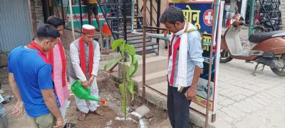 पर्यावरण संरक्षण को लेकर समाजसेवी गुलाबचन्द्र कुशवाहा जी  ने लोगों को किया जागरूक