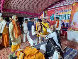 सूर्यमुनि तिवारी- रामकिंकर दास जी के पुण्यतिथि के अवसर पर आयोजित श्रीराम कथा में हुए शामिल