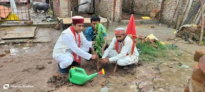संकल्प के 2100 पौधे  में से गुलाबचंद्र कुशवाहा जी द्वारा  अब तक की सुरक्षित स्थानों पर 2097 पौधे लगाए जा चुके हैं.