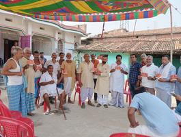 श्री नरेंद्र मोदी जी के प्रस्तावित रैली के लिए सकरा विधानसभा में प्रचार हेतु सचिन राम जी द्वारा किया गया रथ को तैयार