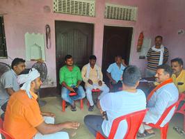 मतदान केंद्रों का निरीक्षण करके कार्यकर्ताओं से मुलाक़ात कर व समस्त मतदाताओं से किया आवाहन व अपील