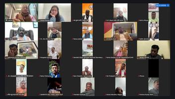 डी.पी. भारती- संत शिरोमणि गुरु रविदास जी के 649वें जन्मोत्सव को लेकर राष्ट्रीय टोली की वर्चुअल बैठक हुई संपन्न