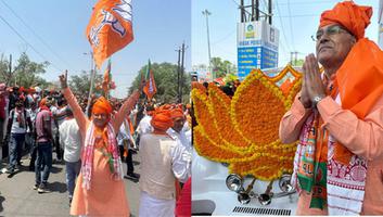 अमर झा- धनबाद लोकसभा चुनाव के नामांकन रैली में शामिल होकर बढ़ाया कार्यकर्ताओं का उत्साह