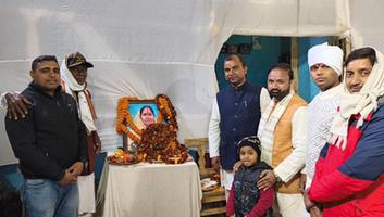 सचिन राम- श्राद्धकर्म में सहभागिता कर  दिवंगत आत्मा को दी श्रद्धांजलि