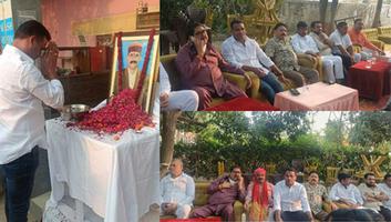 निखिल मिश्रा- जिलापंचायत सदस्य स्व. बागेश्वर द्विवेदी जी की चौथी पुण्यतिथि पर आयोजित भण्डारे में हुए सम्मिलित