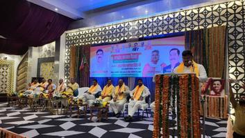 डी.पी भारती- आगरा के एस. एन. जे. गोल्ड फतेहाबाद रोड में मंडल अध्यक्ष बैठक का हुआ आयोजन