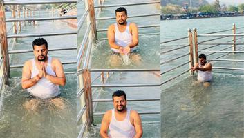 शुभम कौशिक –  माँ गंगा के पावन तट हर की पैड़ी, हरिद्वार में गंगा स्नान करने का प्राप्त हुआ भौतिक और आध्यात्मिक सुख