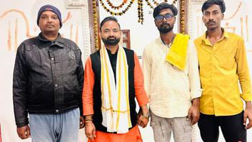 सचिन राम - अभिलाख भाई के गृह प्रवेश कार्यक्रम में हुए  शामिल