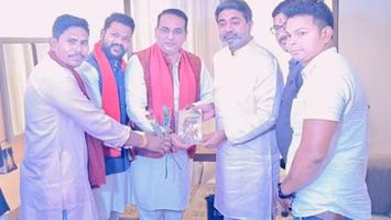 संजय सिंह राजपूत- निषाद पार्टी ने किया एनडीए घटक दल शिव सेना के राष्ट्रीय संयोजक डॉ अभिषेक वर्मा का बिलासपुर आगमन पर स्वागत