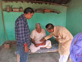 श्री नरेंद्र मोदी जी के प्रस्तावित रैली के लिए सकरा विधानसभा में प्रचार हेतु सचिन राम जी द्वारा किया गया रथ को तैयार