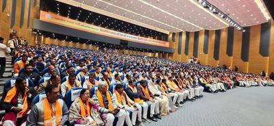 विकसित भारत–जी राम जी जनजागरण अभियान को लेकर लखनऊ प्रदेश कार्यशाला में डी.पी. भारती जी की सहभागिता