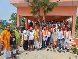 “लहर नहीं ललकार है, फिर एक बार भाजपा सरकार है” इस नारें के साथ गाँव-गाँव में अधिक से अधिक मतदान के लिए की अपील