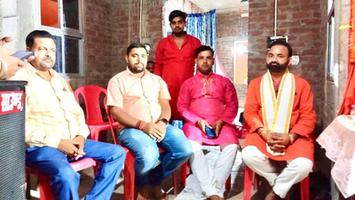 सचिन राम- भाजपा कार्यकर्ता दीपक चौधरी जी के यहाँ आयोजित सुन्दरकाण्ड में हुए शामिल